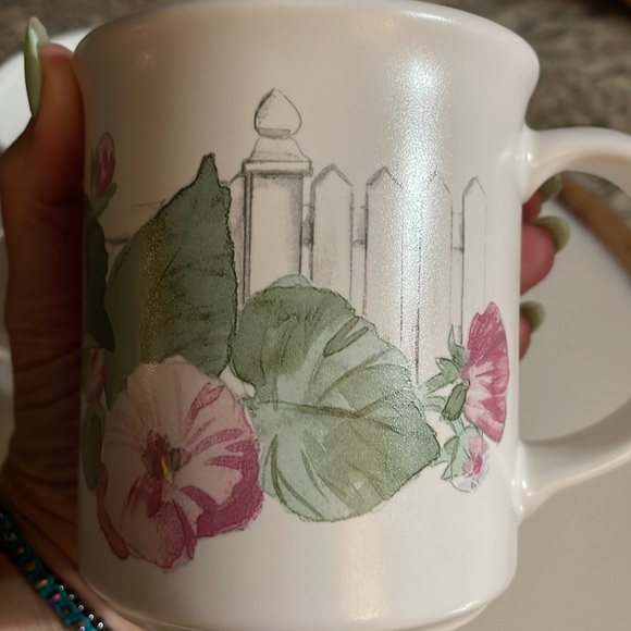 Pfaltzgraff CAPE MAY set of 2 coffee MUGS discontinued rare STONEWARE 289 - Picture 5 of 9